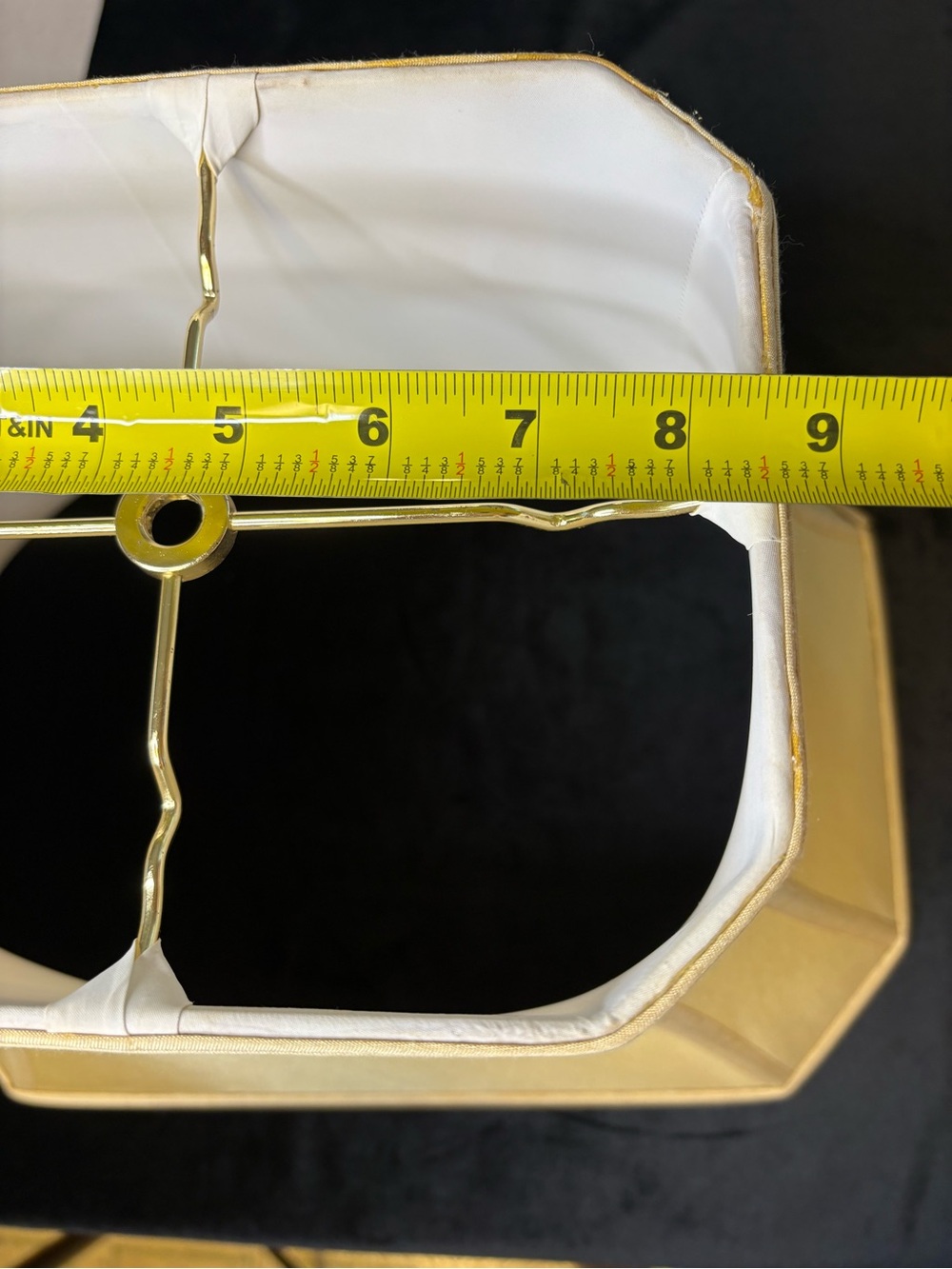 Royal Design Rectangle Cut Corner Bell Lamp Shade - Picture 11 of 15
